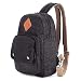 HITOP Lightweight Mini Backpack Cute Fashion Small Bag Daypack for Women (Black)