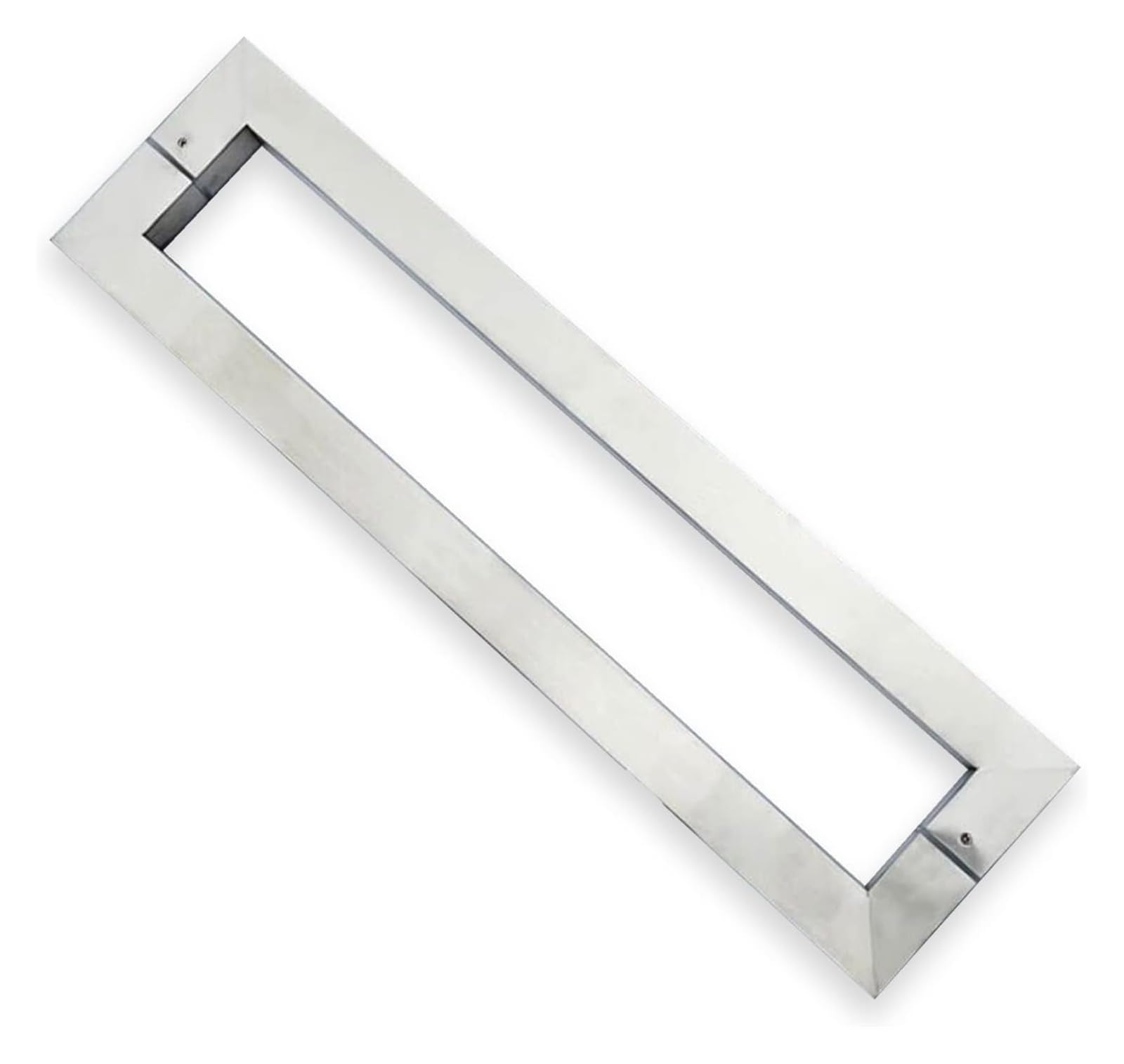 Stainless Steel Tube Glass Door Handle, Multicolor, Multiple Sizes(Sier,120Cm (47 1/4In)*116Cm)