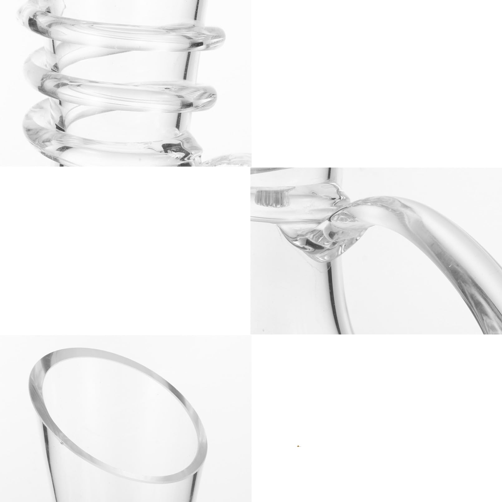 Alipis 1pezzi Decanter Per Vino in Vetro Capace Decanter Veloce Per Vino e Brandy Bottiglia Per Servire Design Elegante