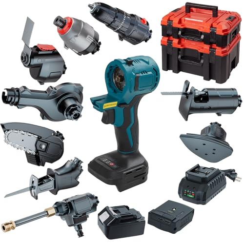 SELFIE CAT 10-in-1 Cordless Power Tool Set