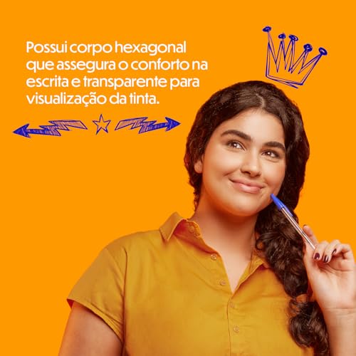 Caneta Esferográfica 0.7mm, BIC, Cristal Fashion Verde, 902484, 12 Unidades