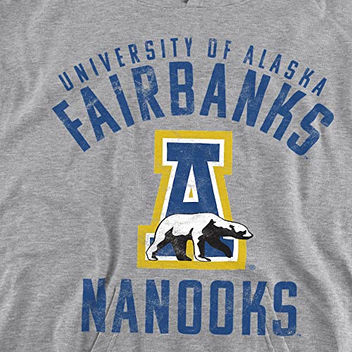 LOGOVISION University of Alaska, Fairbanks Official Nanooks Logo Youth Kids Pull-Over Hoodie Sweatshirt2