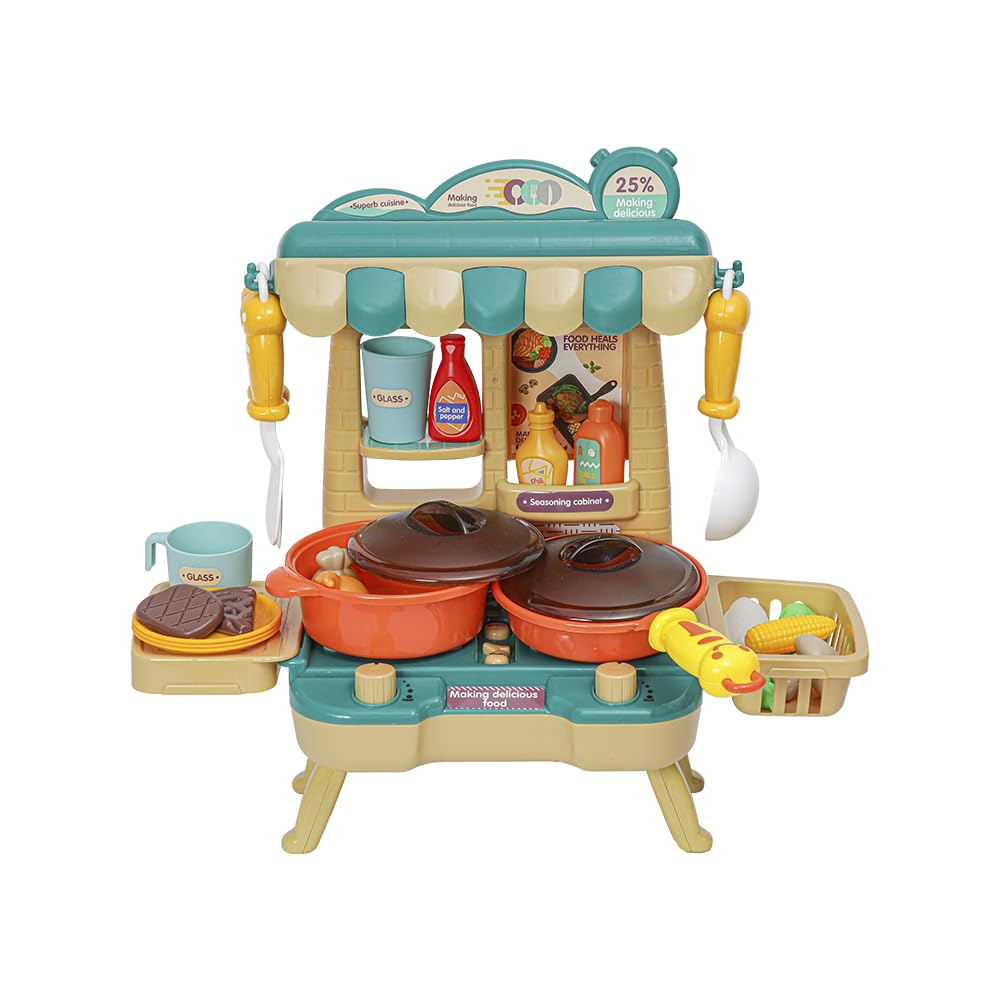 Zippy Toys, Brinquedo Mini Cozinha Divertida com 34 Peças Casa