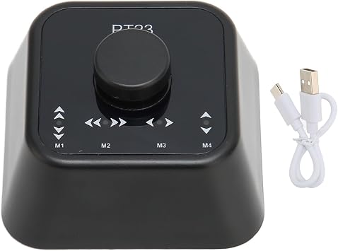 Wireless Multimedia Pedal for Tablet Phone Page Turner Controller (Black)