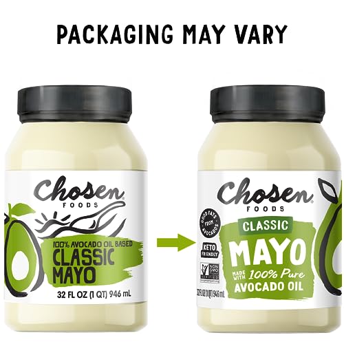 image for Chosen Foods 100% Avocado Oil-Based Classic Mayonnaise, Gluten & Dairy