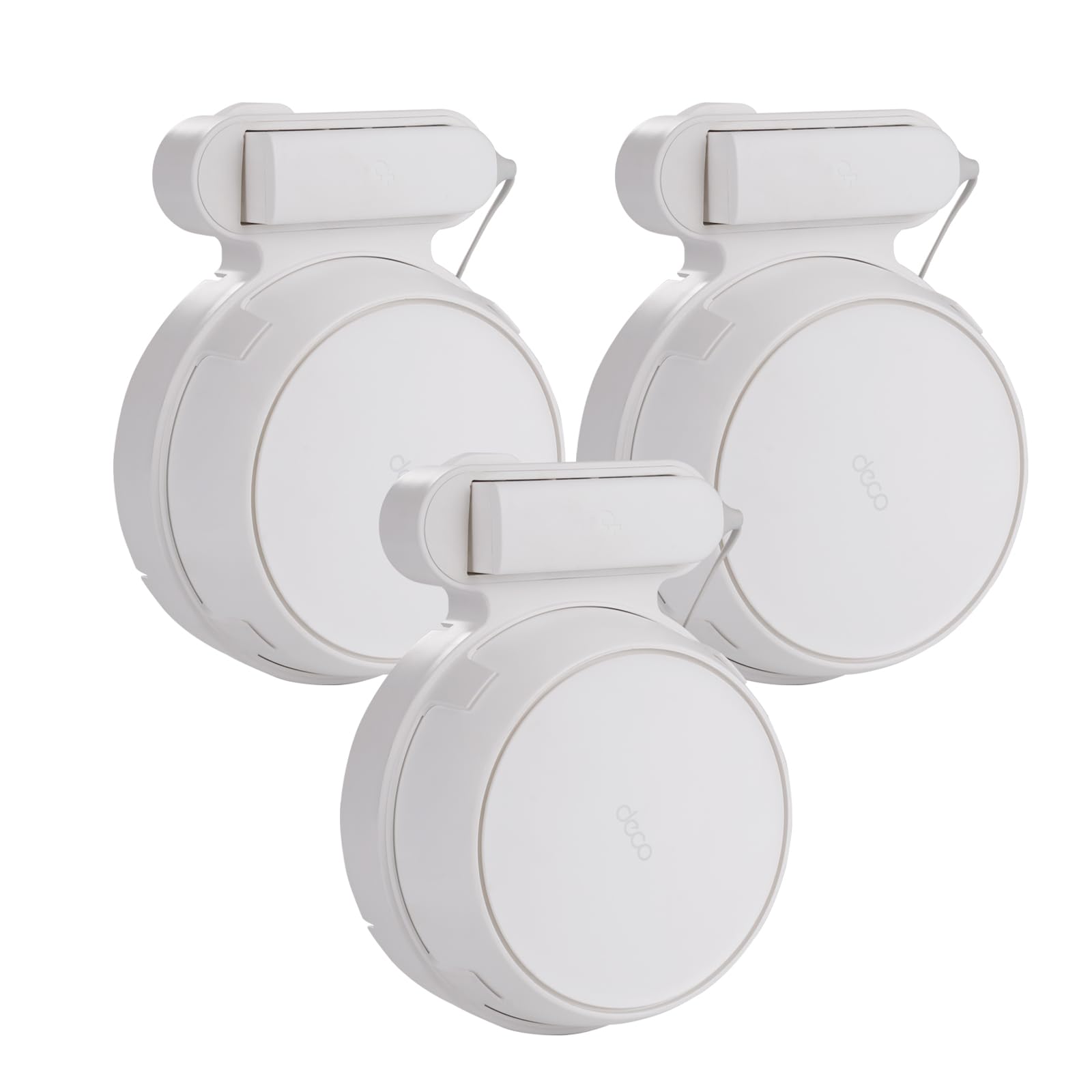 Wall Mount Bracket fo Deco WiFi 7, Router Wall Holder for TP-Link BE23/BE25/BE3600/BE5000, Cord Management and Space Saving.Easy Installation to TP-Link WiFi 7 System(3Pack)