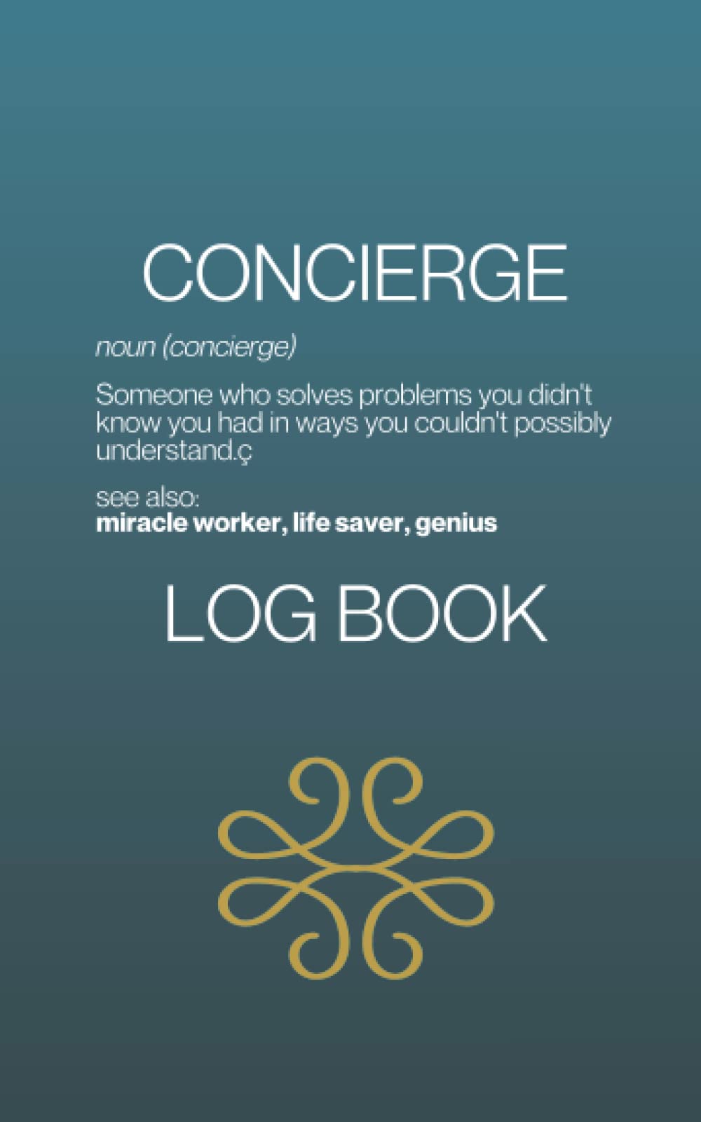 Concierge Log Book: Hotel Concierge Log Book Organiser Planner