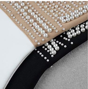 Elegant Beaded Halter Wedding Guest Dress Formal Evening Gowns Bandage Dress Bodycon Celebrity Club Party Dress - Image 7