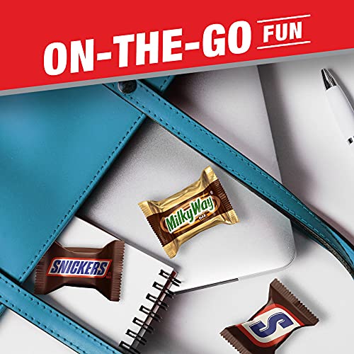 Snickers, Twix, 3 Musketeers & Milky Way Minis Size Easter Bulk Chocolate Candy Variety Mix, 67.2-Ounce 240 Pieces (Packaging May Vary) #TOP4