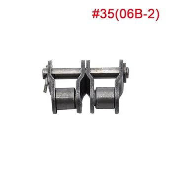 06B-2 Connecting Link Half Link for #35 3/8 Double Row Roller Chain x 2Pcs