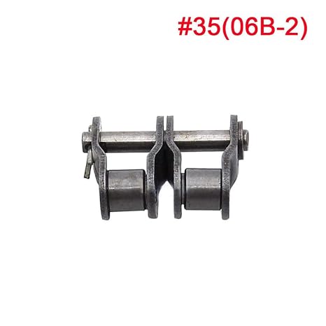 06B-2 Connecting Link Half Link for #35 3/8 Double Row Roller Chain x 2Pcs