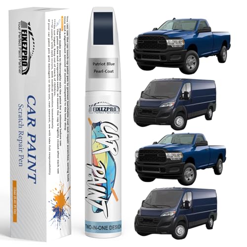 Image of Patriot Blue Pearl-Coat(PPX /RPX) Touch Up Paint for Ram, Exact Color Match Car Paint Scratch Repair Remover Pen Kit Fix Vehicle Chips and Automotive Nicks Scuff