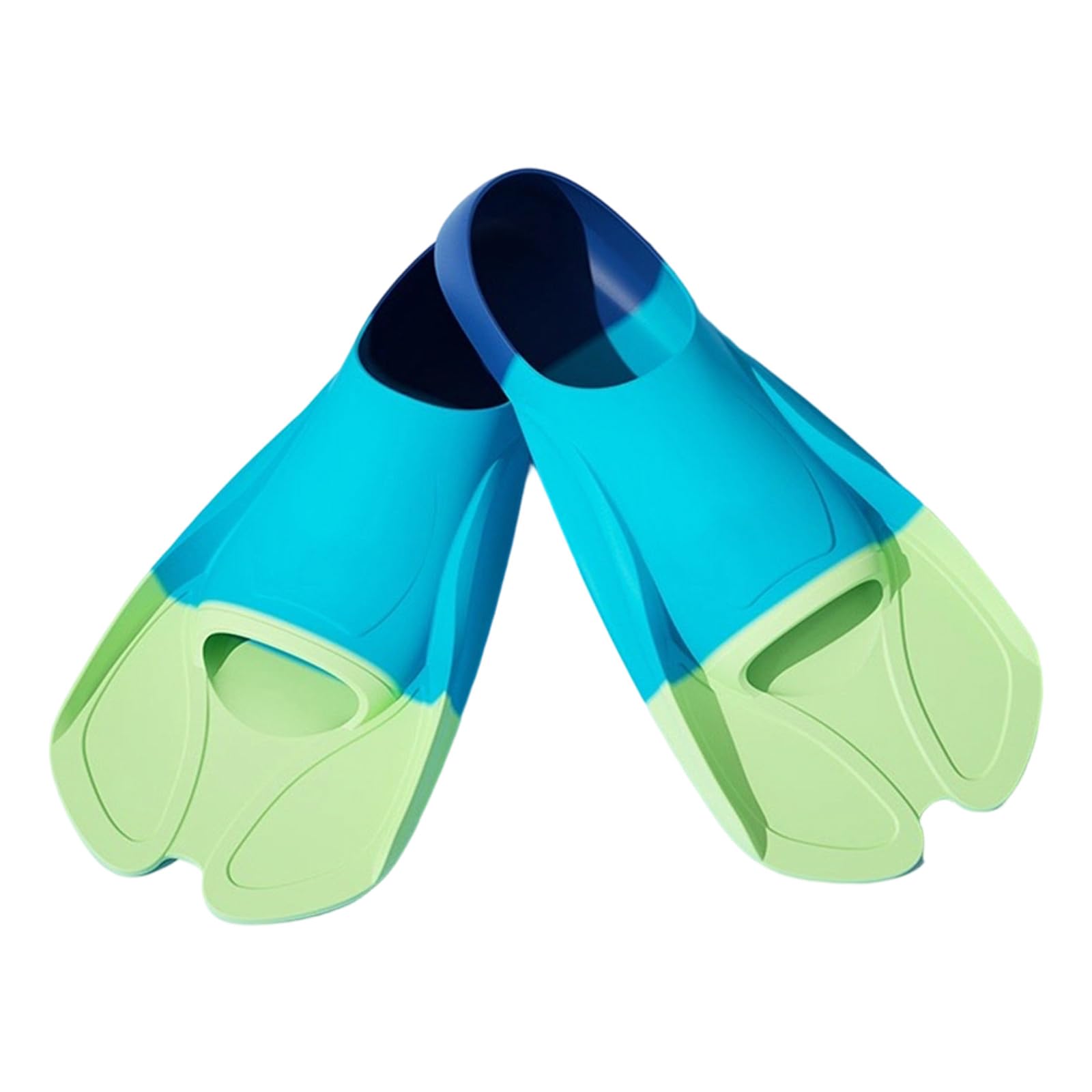 QIAOLIDA Flexible Snorkeling Training Fin Swim Flippers Travel Size Swim Fin for Men Women Snorkeling Diving Swimming Pool