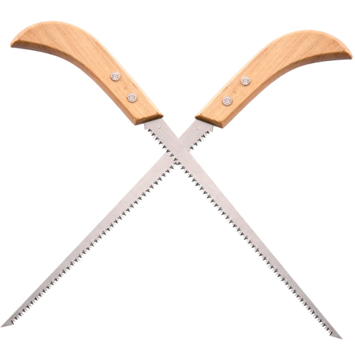 2 Set Seghetto Da Giardinaggio Con Legno Antiscivolo Utensile Versatile Per Potatura E Falegnameria Per Te 2 Pezzi*2