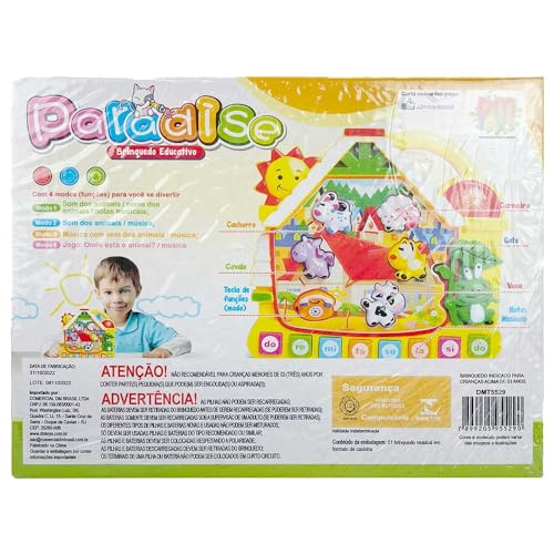 Brinquedo Educativo Paradise Casinha, DM Toys