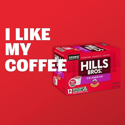 Miniatura 8 de Hills Bros. Cápsulas Keurig K-Cup Colombian Blend para cafeteras Keurig  Mezcla de arábica premium de tostado medio, Kosher  1 paquete de 12
