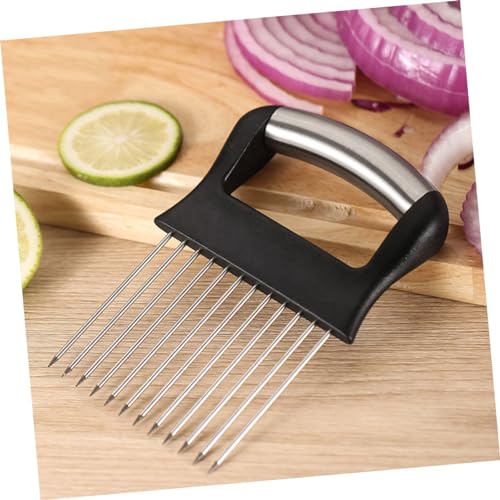 Sujeta cebolla de acero inoxidable UKCOCO para cortar miniatura 6