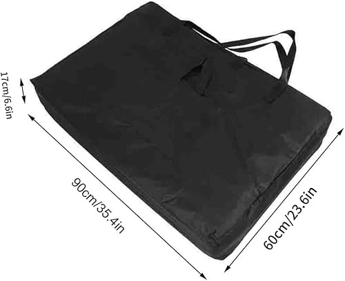 Miniatura 3 de Keenso Bolsa de mesa de masaje, bolsa de transporte universal, para salón de belleza, spa, bolsa de hombro, mochila de 35.4 x 23.6 x 6.6 pulgadas