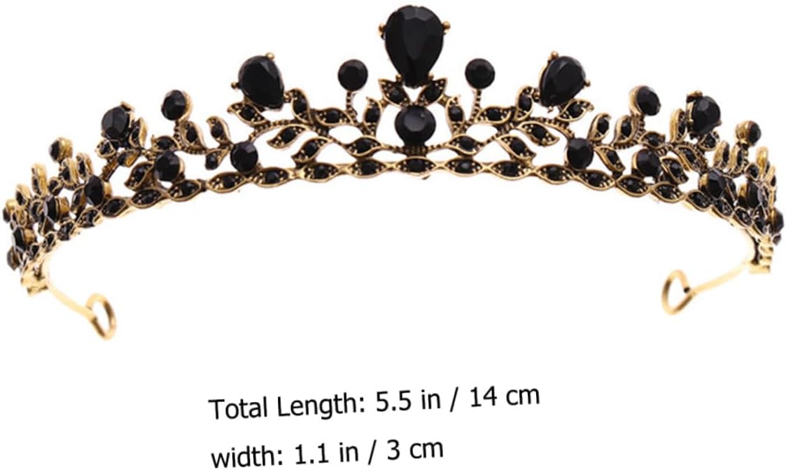 Alipis Baroque Style Bride Tiara Crown, Creative Wedding Headdress for Women, Elegant Circlet for Bridal and Party Accessories