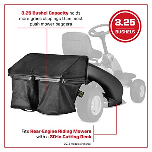 MTD Genuine Parts 19A30014OEM MTD OEM 19A30013OEM 30" Neighborhood Rider Bag Kit (2013 and Newer) Black - Image 3