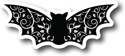 Imán para refrigerador de murciélagos | Accesorio de decoración de cocina de 4 pulgadas con estampado UV con diseño impresionante | Astrología del