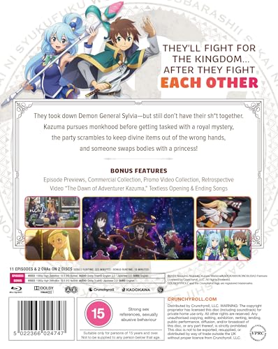 KONOSUBA - God's Blessing on this Wonderful World! - Season 3 [Blu-ray] [Region A & B]