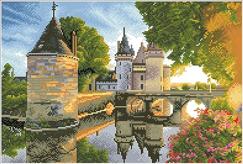 DIAMOND DOTZ Squares DQ12 Intermediate Kit, Colourful, 52 x 35cm, River Castle - Image 3