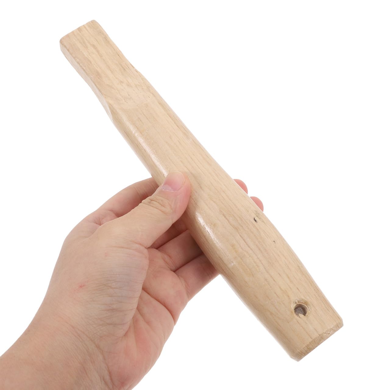 TEHAUX Wooden Hammer Handle Replacement 8.66 Inch Shockproof Grip with Square Hole for Household Repair and Woodworking Mallets