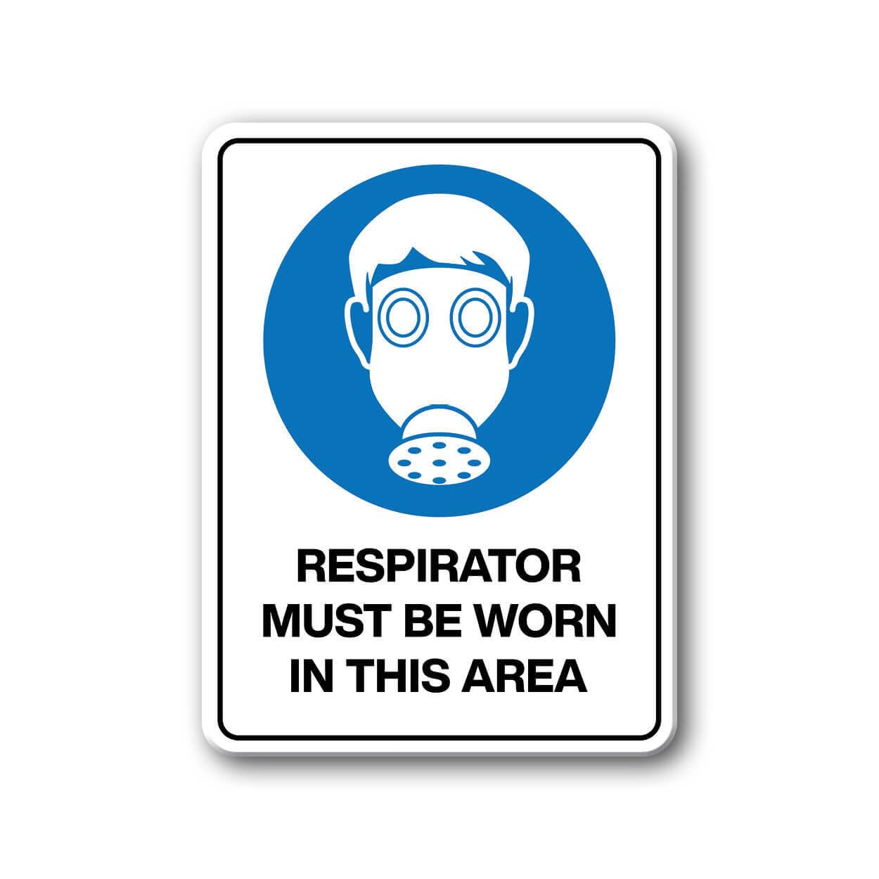 Tin sign vintage Respirator Must Be Worn Plaque Poster for Bar Pub Beer Home Garage Man Cave Wall Decor 12x8 Inch
