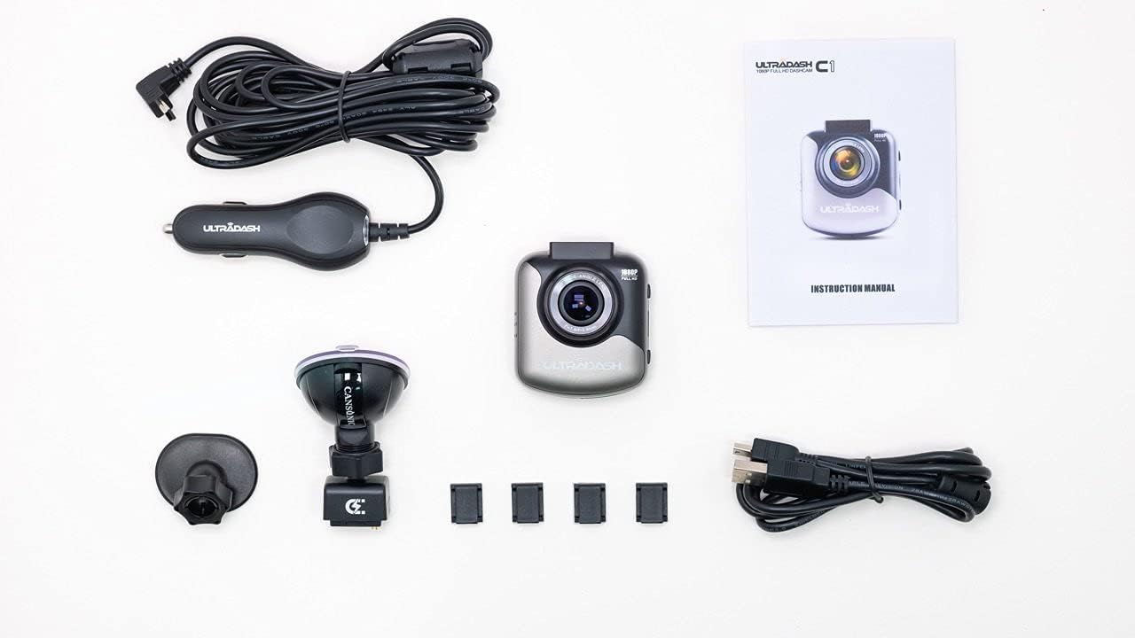 UltraDash Dash Cam, Magnetic Charging Mount, HDR High-end Night Image Sensor, 6 Layers Glass F1.8 140 Degree Wide Angle Lens, G-Sensor, 2 Inch LCD, Super Capacitor, Loop Recording