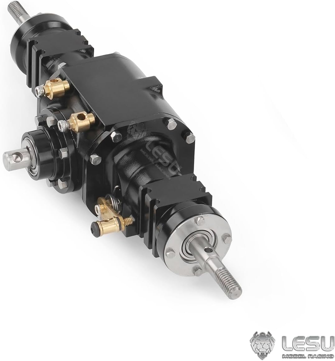 TOUCAN RC HOBBY Metal Front Axle Differential Lock for LESU Aoue WA100M-8 1/14 4X4 RC Hydraulic Loader DIY Remote Control Construction Car Model