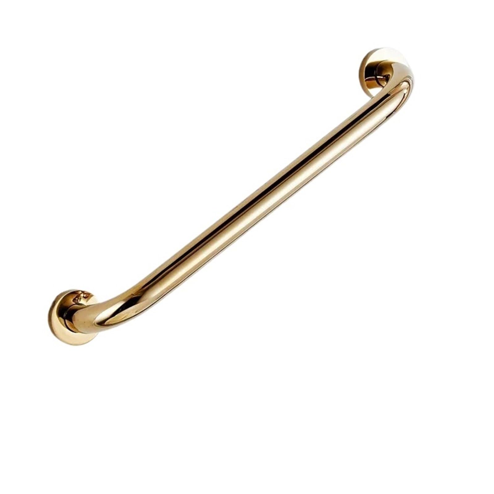 WDSOPK Bathroom ?Handles ? Grab Rail Gold Brass Wall Mounted Bathroom Armrest Handle Bathtub Grab Bar Toilet Elderly Handrail Home Safety Bath Grab Bar（B-50cm）