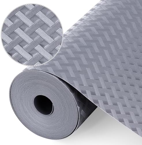 Homease Schubladenmatte 60x200 Cm | Antirutsch Grau Wasserfest Zuschneidbar