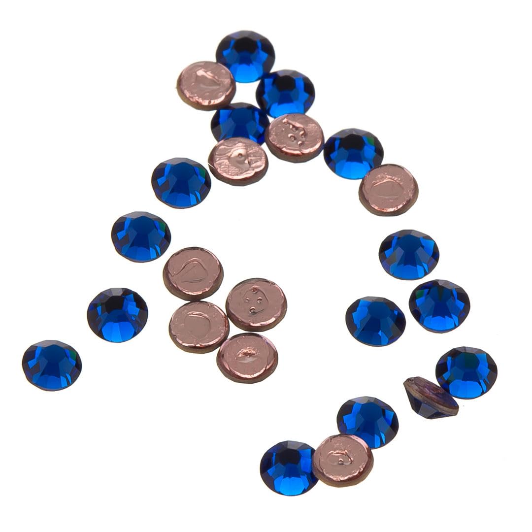 Swarovski Blue Hotfix 2038 Crystals (Ss10) Capri Pk24