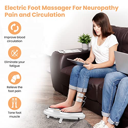Osito Foot Circulation Stimulator, Ems &Tens Foot Massager, Electric Foot Stimulator Improves Circulation, Feet Legs Nerve Muscle Stimulator Relieves Body Pain And Neuropathy(Fsa Or Hsa Eligible) #TOP1