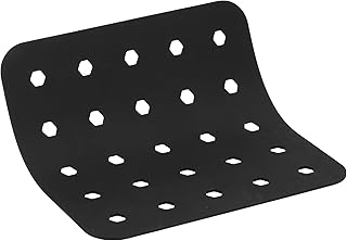 Wkładka do frytownicy, silikonowa mata do frytownicy Akcesoria do frytownicy do smażenia na powietrzu do pieczenia w piekarniku(Czarny kwadrat + czerwone kółko)