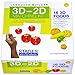 Stages Learning Language Builder 3D-2D Foods Matching Kit for Autism Education & Aba Therapy Flash Cards