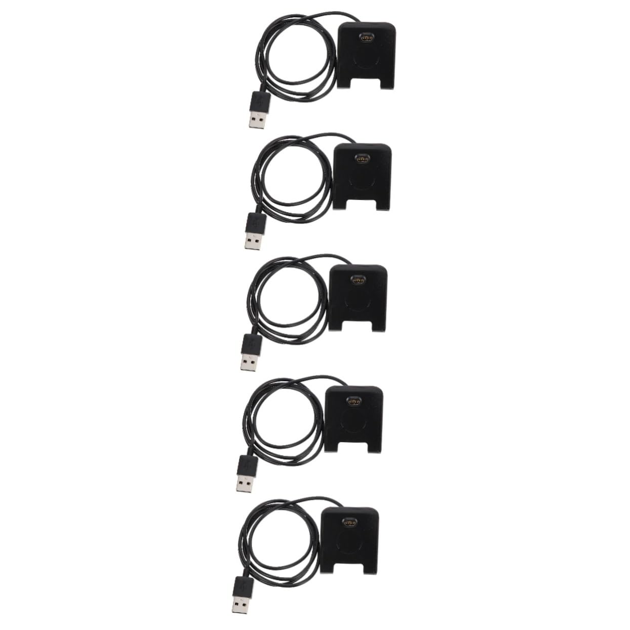 UKCOCO 5pièces Station De Charge pour Montre Connectée Chargeur Et Fiable avec Performance Antibruit Câble De Chargement USB pour Montres Sportives