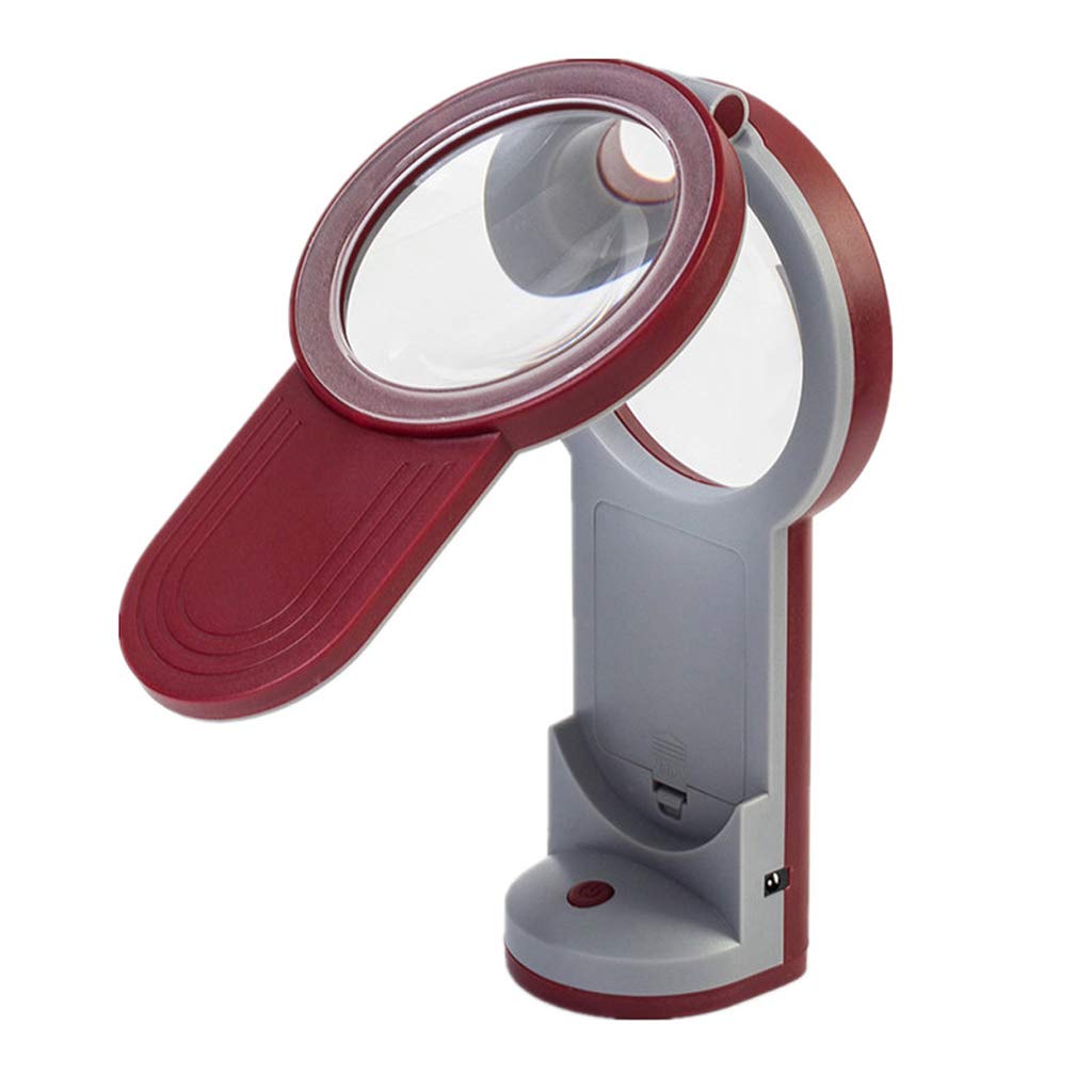 Loupe de lecture mains libres pour seniors et loisirs créatifs sur table
