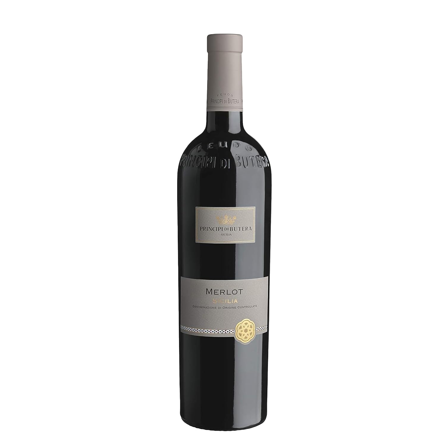 Principi di Butera Merlot Sicilia DOC - Italian Red Wine from Sicily, Italy - 100% Merlot Grapes - 75cl / 750ml, 14% ABV