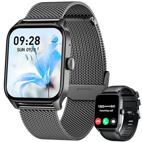 Reloj Inteligente Mujer Smartwatch con Llamada: 1.83'' Digital Smart Watch con Bluetooth WhatsApp IP67 Impermeable Pulsómetro/Monitor de Sueño 100+ Deportivos Pulsera Actividad para iPhone Android iOS