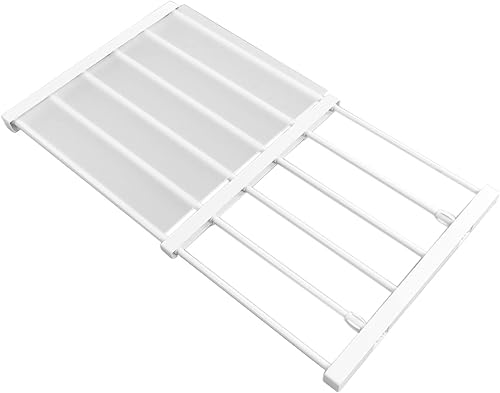 Miniatura 8 de Fydun Trolley Shelf Length Space Saving Nail Expandable Closet Shelves for Cabinet Wardrobes 16.5 Wide 5080 Cm  19.731.5 Long Wide Range of Uses