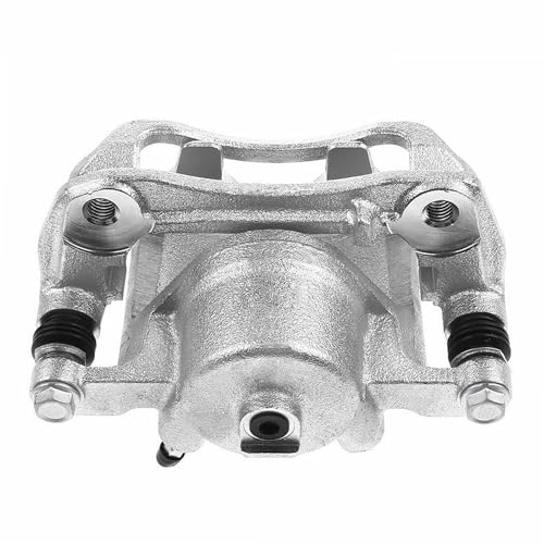 Image of Detroit Axle - Front Right Brake Caliper for Chevrolet Cobalt Pontiac G5 Pursuit Saturn Ion Passenger Side Brake Caliper with Bracket Replacement