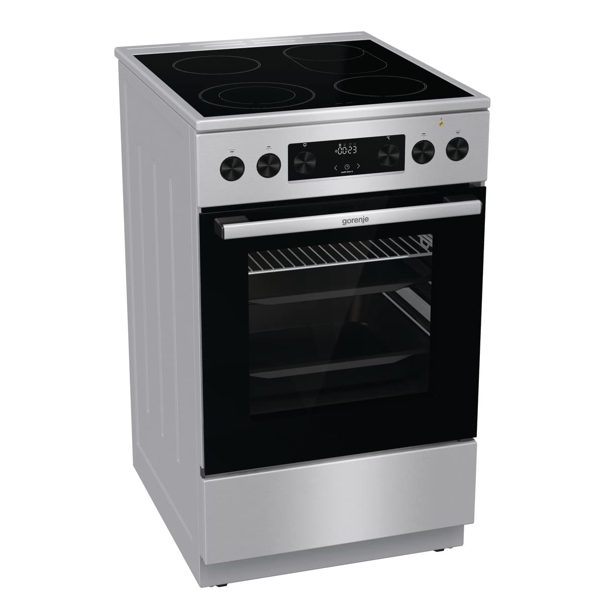 Gorenje GECS5C70XPA Elektro-Standherd 50cm 70 Liter Glaskeramik-Kochfeld schwarz