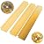 2800pcs OIIKI Self-Adhesive Mini Square Glass Mirrors Mosaic Tiles, 5x5mm Mirror Stickers, Decorative Craft DIY Accessory for Household Wall/Ceiling Decorations-Gold