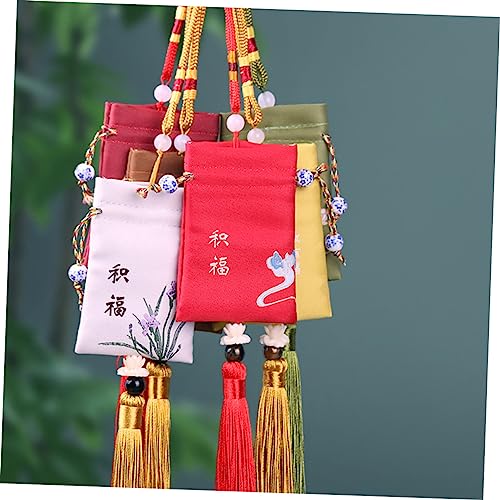 Set de 6 bolsas decorativas bordadas para aromatizar miniatura 4