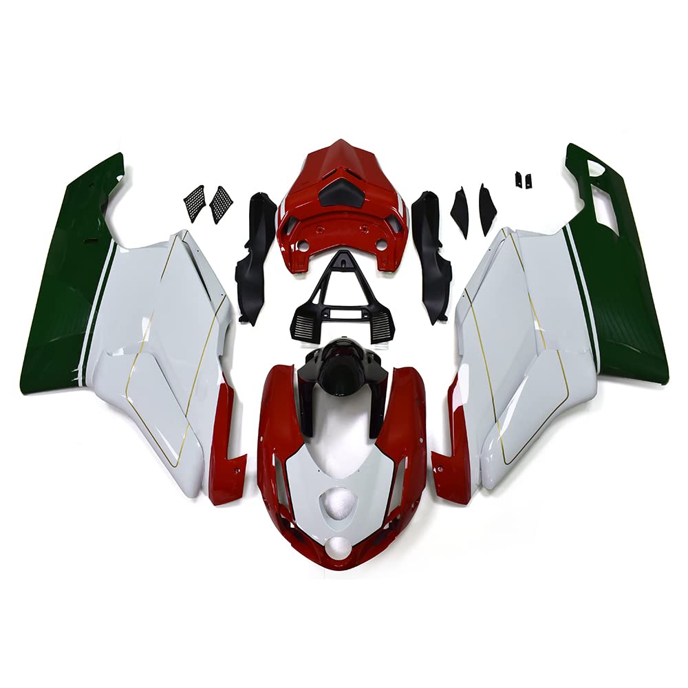 ALLTOOP White Green Red Fairing Kits fit for Ducati 999 2003 2004 ABS Plastic Injection Bodywork 749