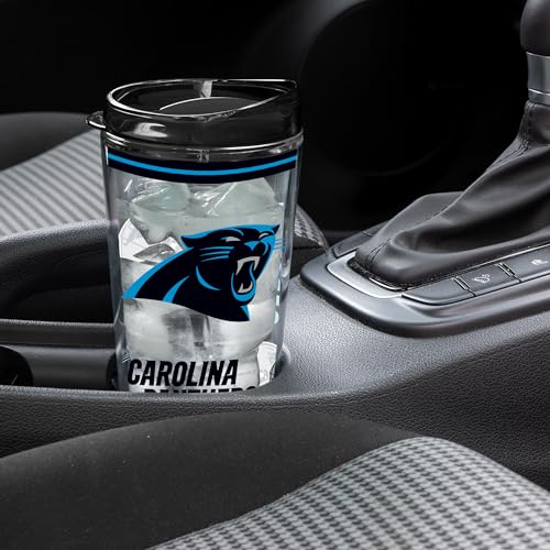 Image of Rico Industries NFL Football Carolina Panthers Double Wall 20oz Tritan Tumbler