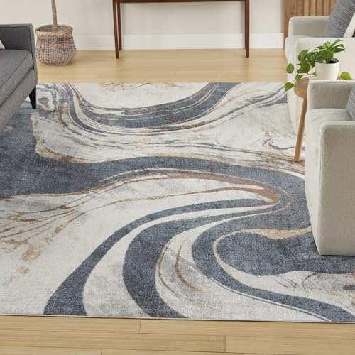 Tapete decorativo rectangular 108 cm x 79 cm azul marfil
