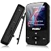 Clip Mp3 Player with Bluetooth 4.1 8GB Lossless Sound Music Palyer with FM Radio Voice Recorder Video Earphones for Running,Support up to 128GB(Black)